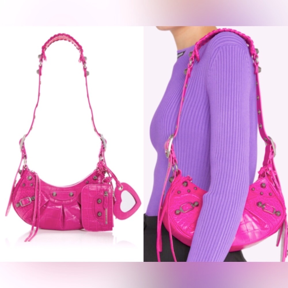 NEW🔥BALENCIAGA Extra Small Le Cagole Calfskin Shoulder Bag🔥 - Picture 5 of 16